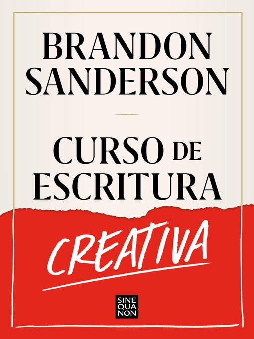 Title details for Curso de escritura creativa by Brandon Sanderson - Available